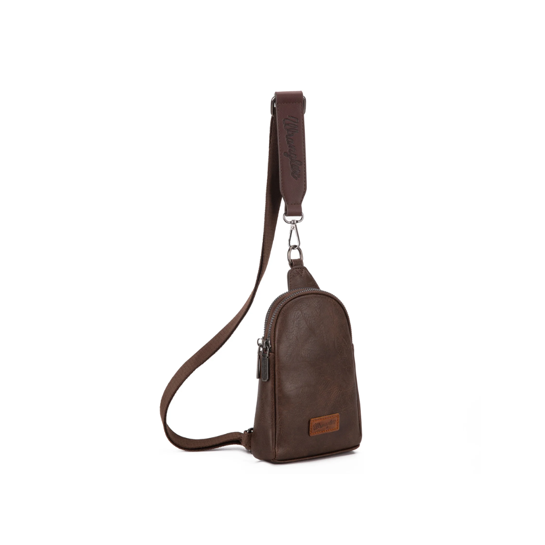 Wrangler Women's Sling Chest Bag Coffee Bag Crossbody