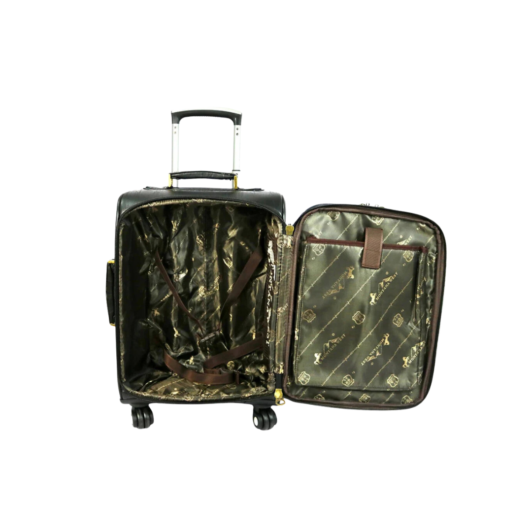 Montana West Western Embroidered Carry On Luggage