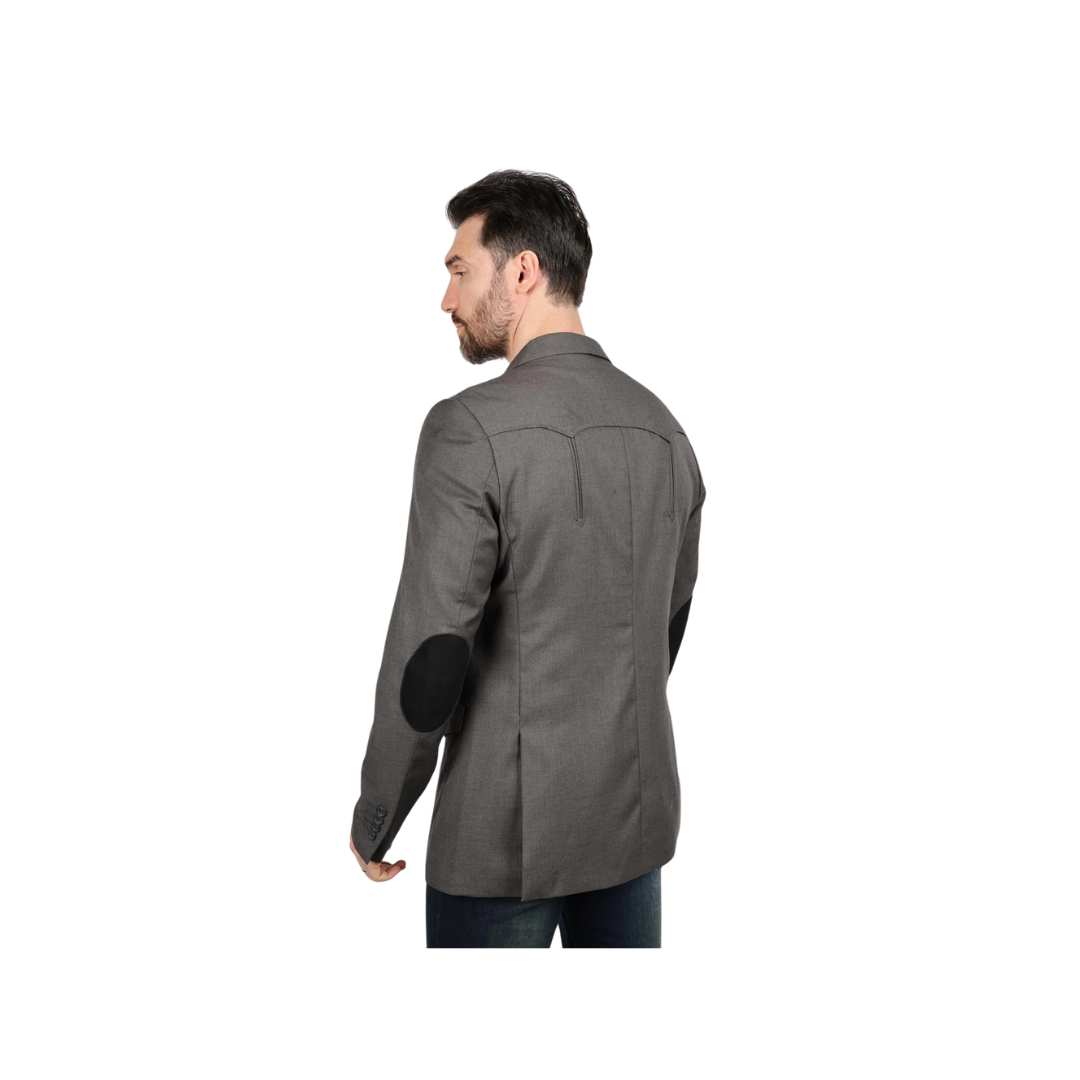 Platini Men's Western With Elbow Patch Sport Coat