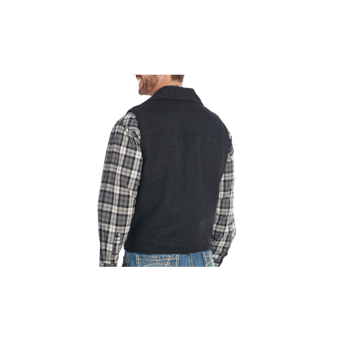 Cripple Creek Men's Heather Black Vest