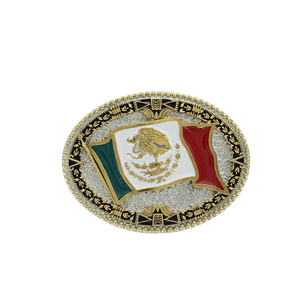 Montana Men's Grand Mexican Flag Attitude Buckle
