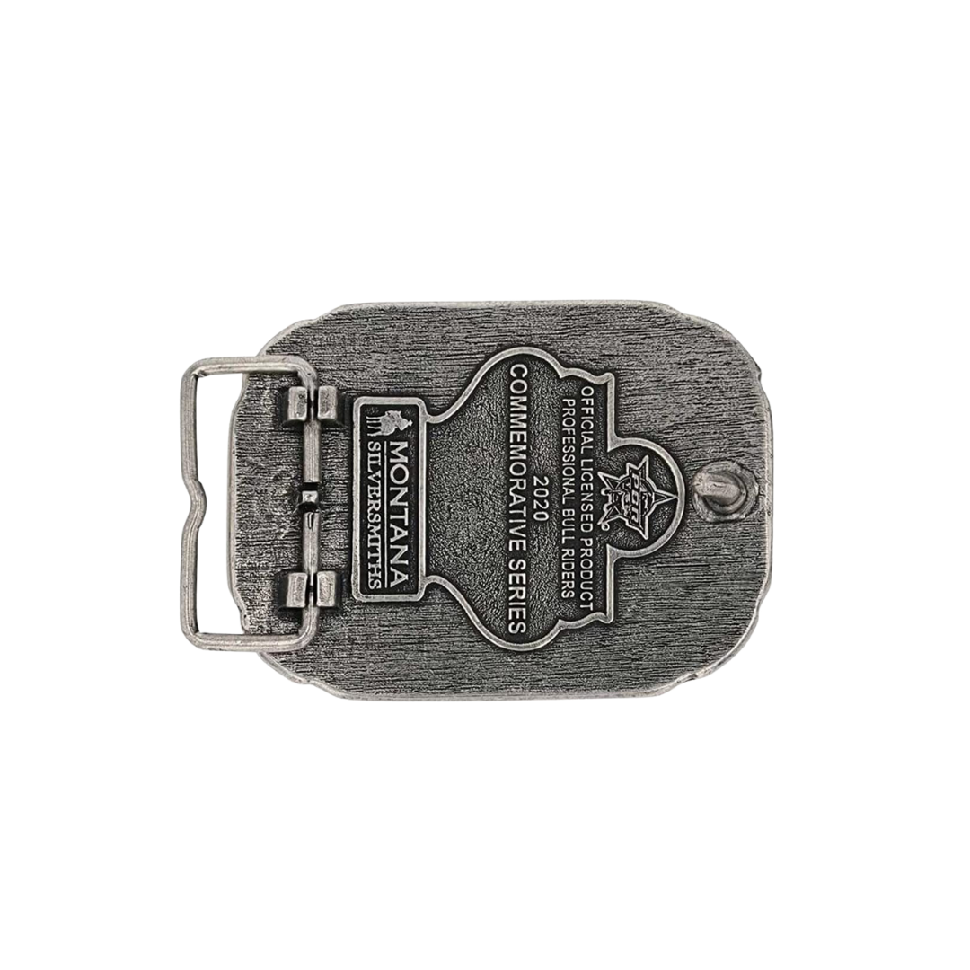 Montana Men's Silversmiths Officially Licensed Pbr Western Belt Buckle