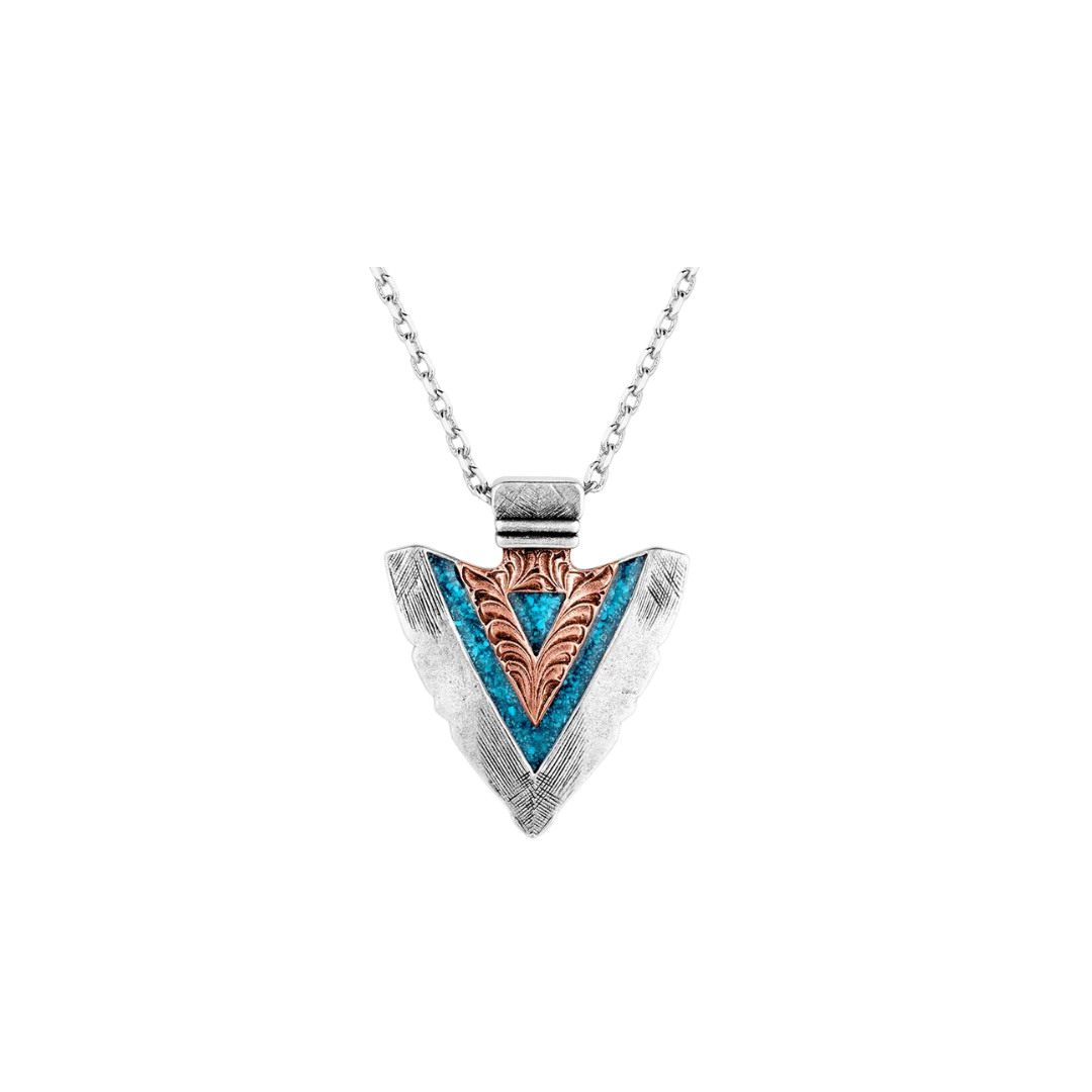 Montana Inner Light Arrowhead Turquoise Necklace