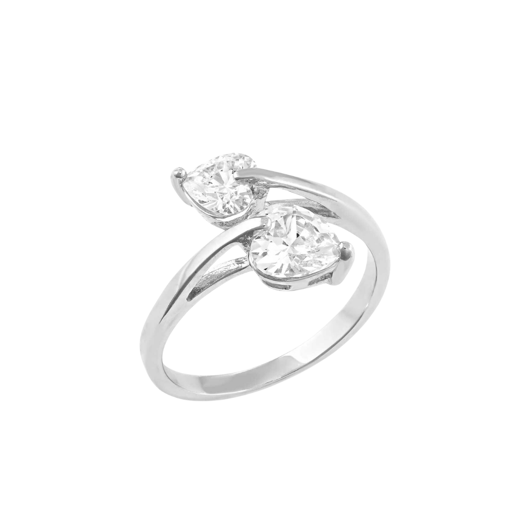 Montana Women's Lily Pad Crystal Wrap Ring