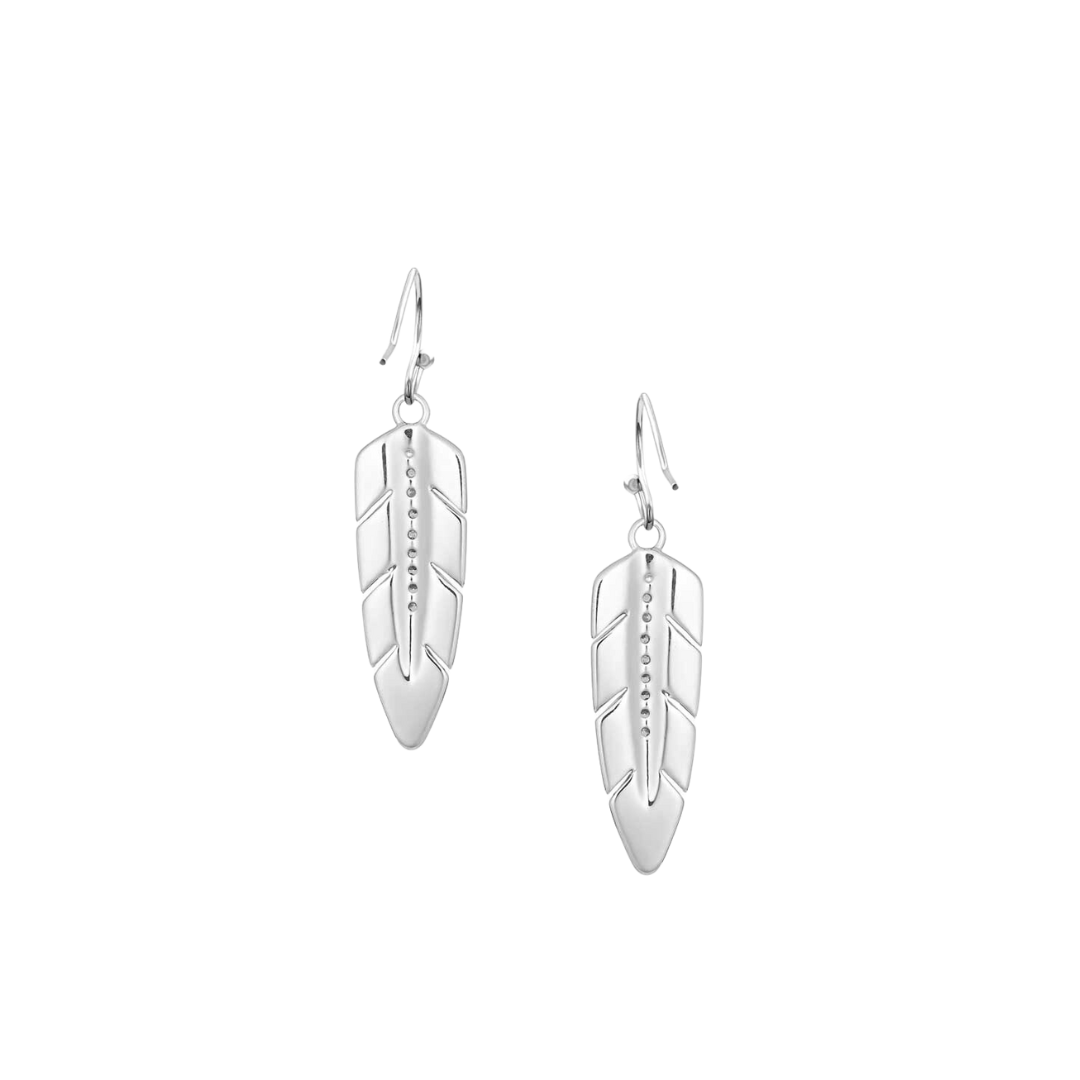 Montana Women's Hawk Feather Opal Earrings