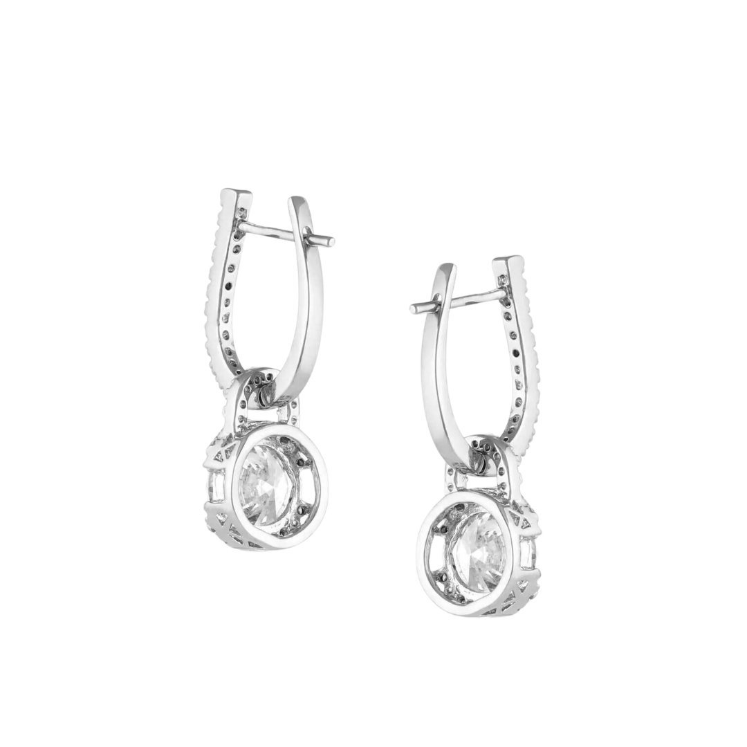 Montana Women's Lock And Key Crystal Earrings