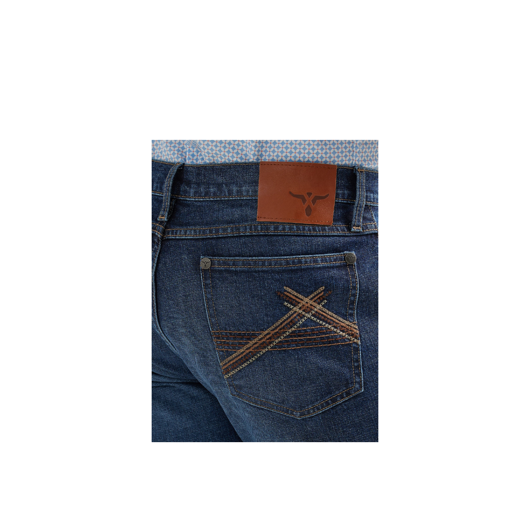 Wrangler Men's 42 Vintage Slim Boot Ellison Jeans