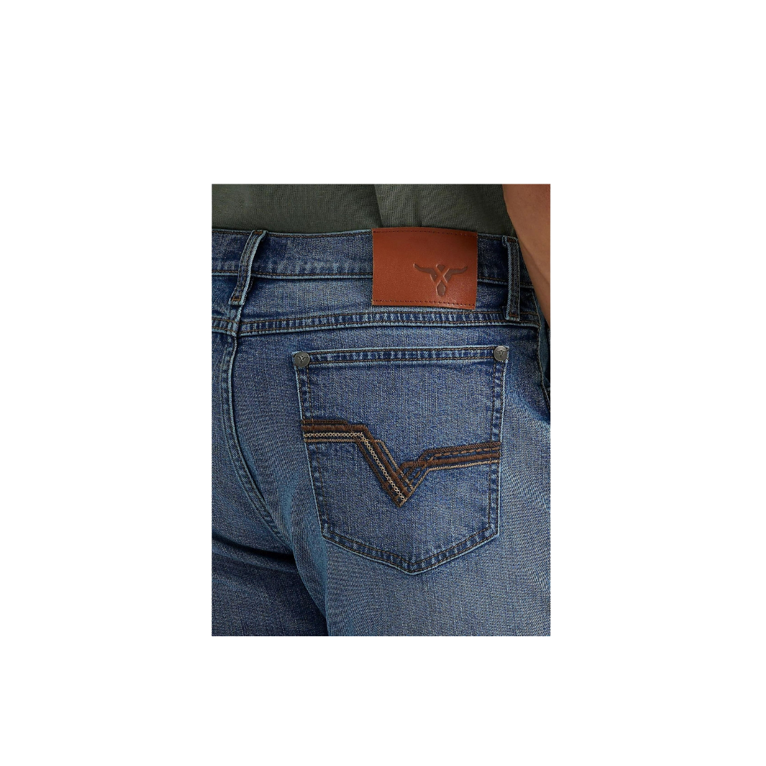 Wrangler Men's 20X Slim Straight Lakeway Medium Wash Jeans