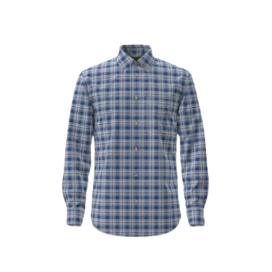 Wrangler Men's Long Sleeve Assorted Plaids Classic Fit Riata Shirt