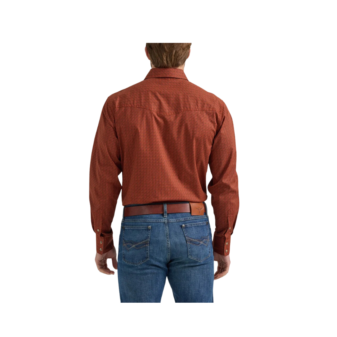 Wrangler Men's 20X Competition Orange Shirt