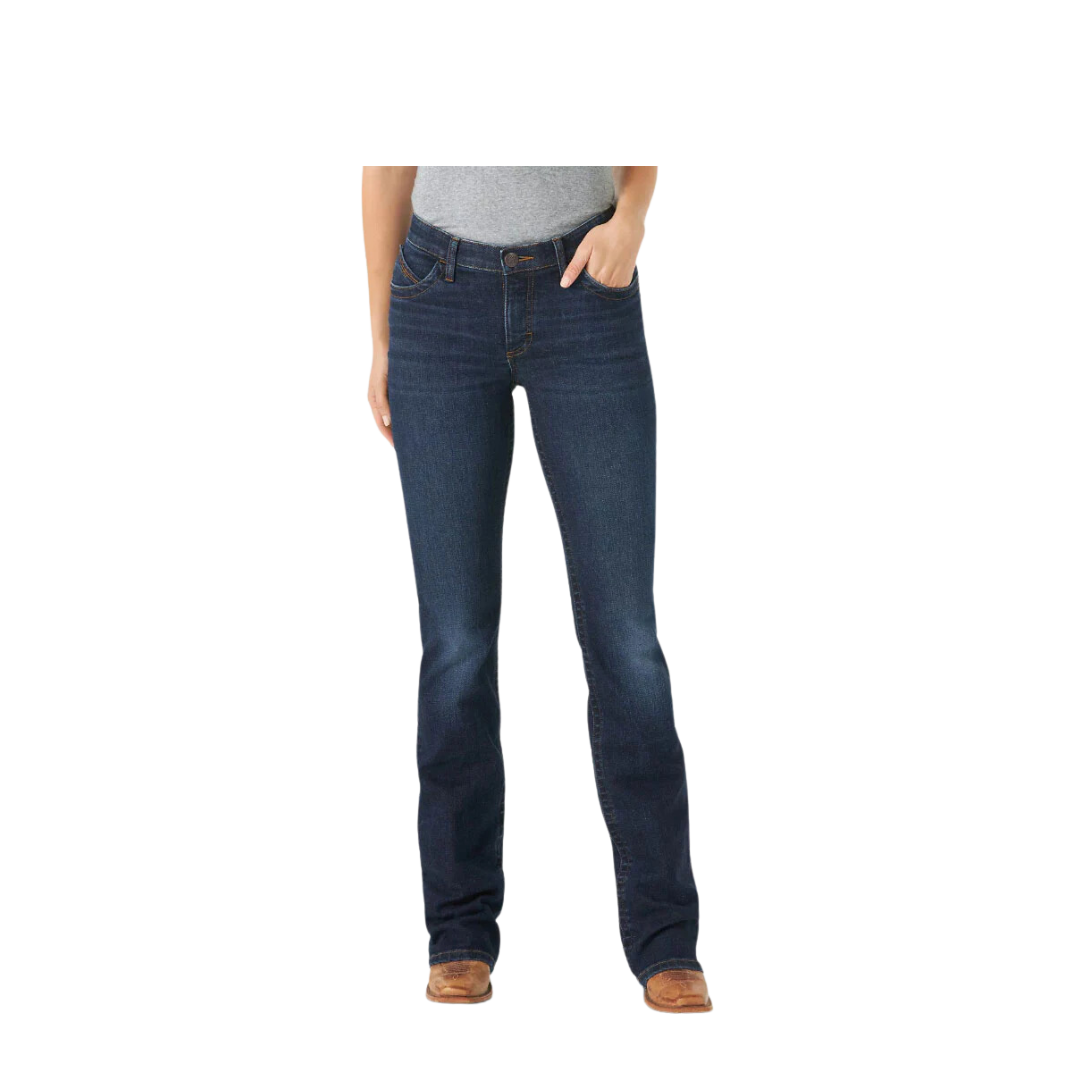 Wrangler Women's Ultimate Riding Boot Cut Willow in Maggie Blue Jean