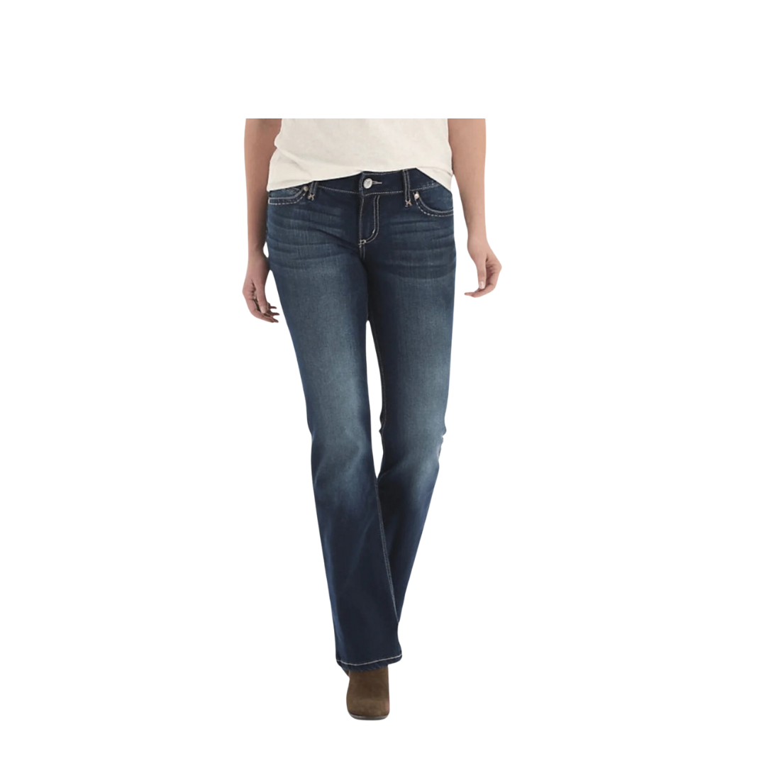 Wrangler Women's Mae Retro Dark Blue Jean