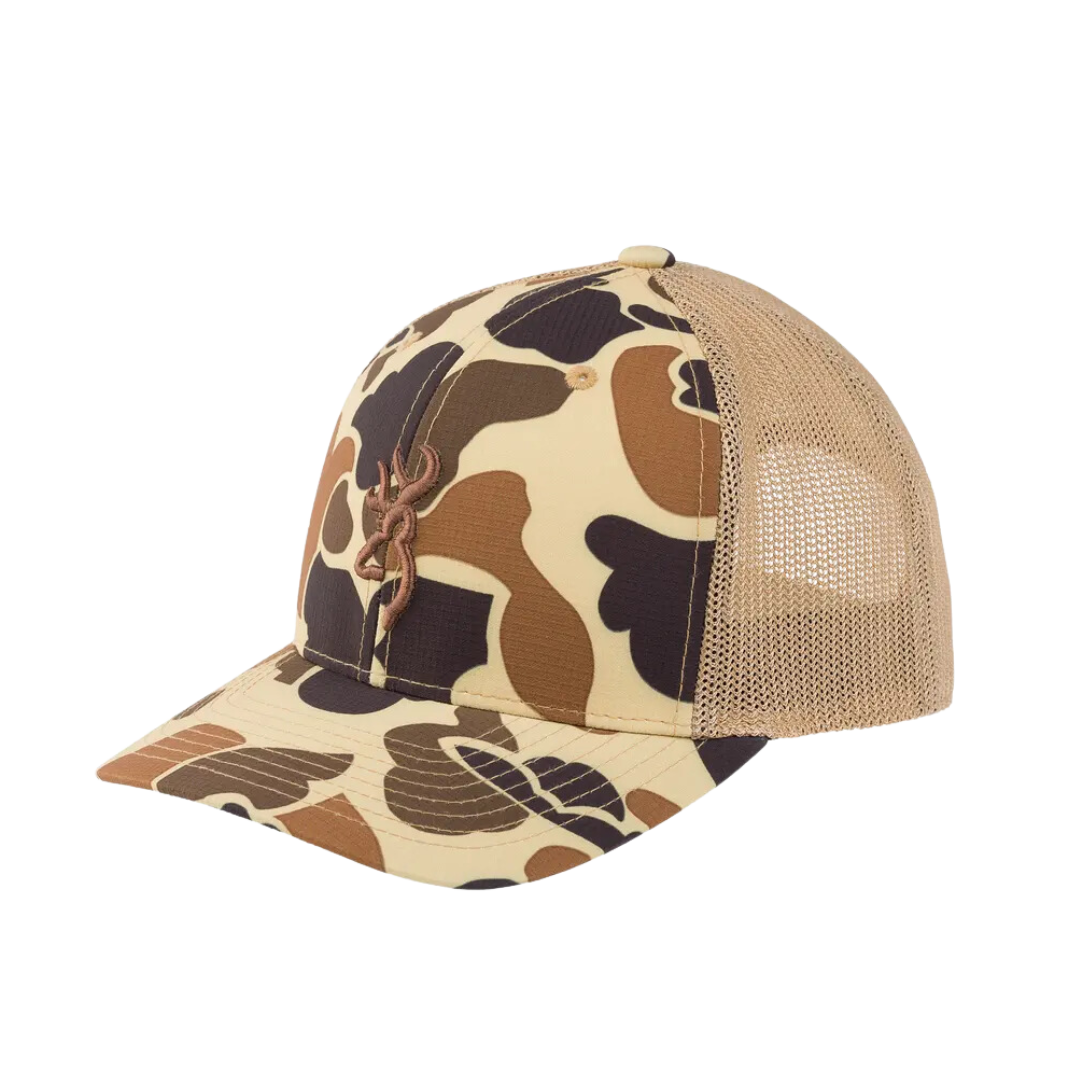 Browning Men's Cupped Up Vintage Tan Cap