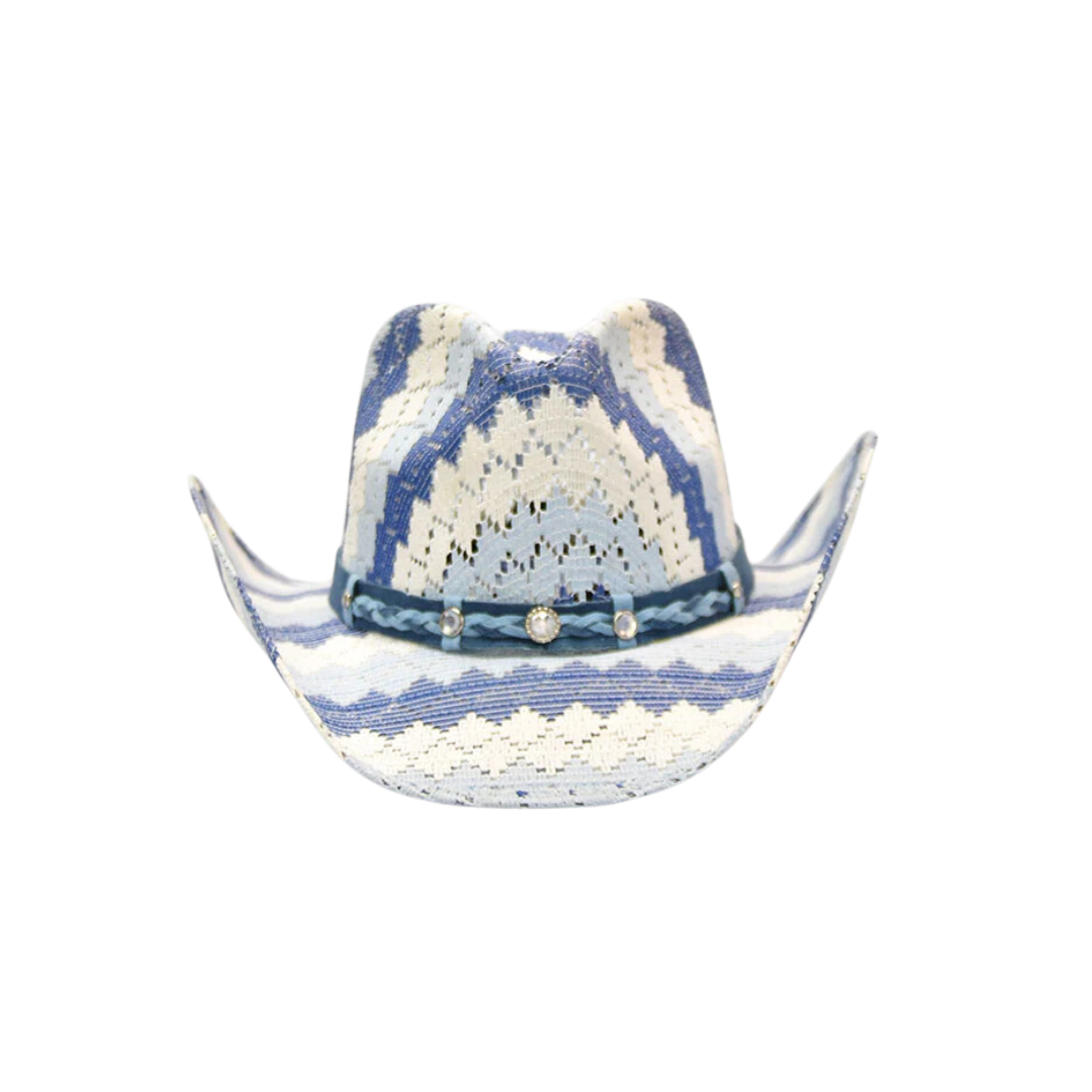 Bullhide Youth Unisex Teenage Dream Straw Blue Hat