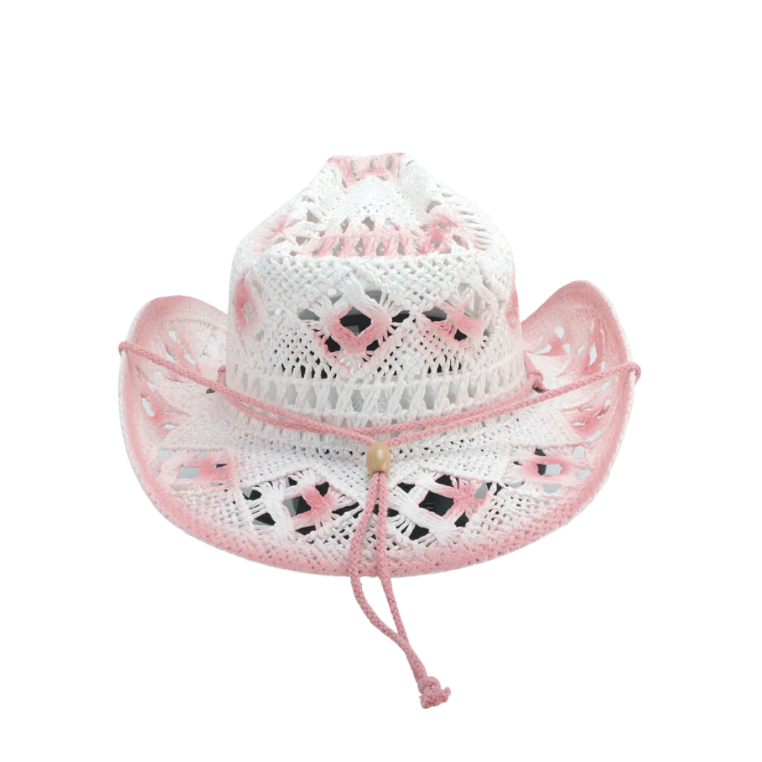 Bullhide Youth Girl's Fontana Toyo Straw Pink Hat