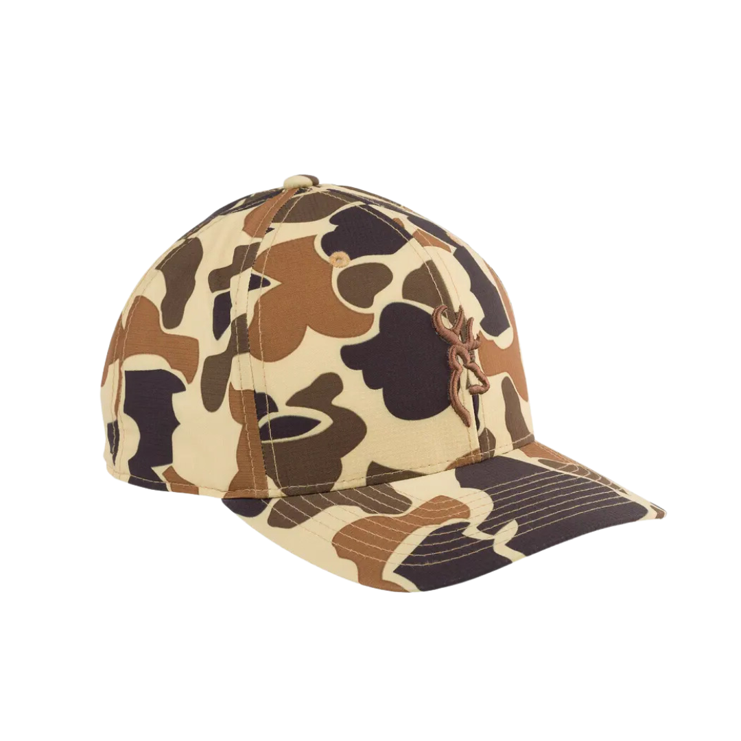 Browning Men's Cupped Up Vintage Tan Cap