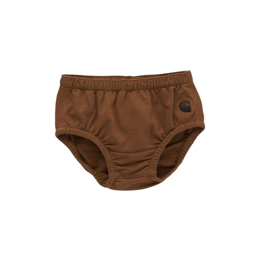 Carhartt Infant Boy's French Terry Infant Diaper Brown Cover