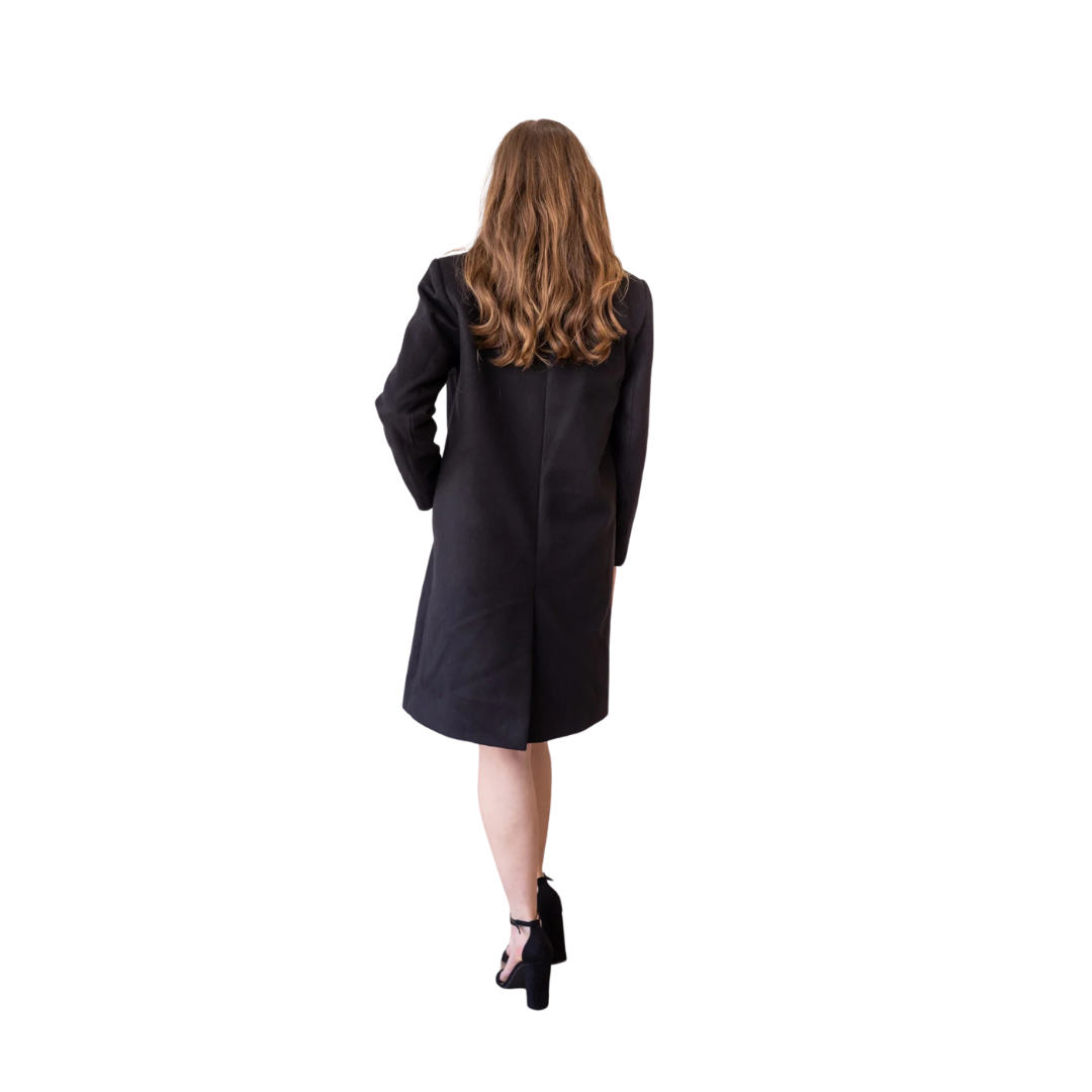 Southern Grace Women's The Phoebe Black Coat