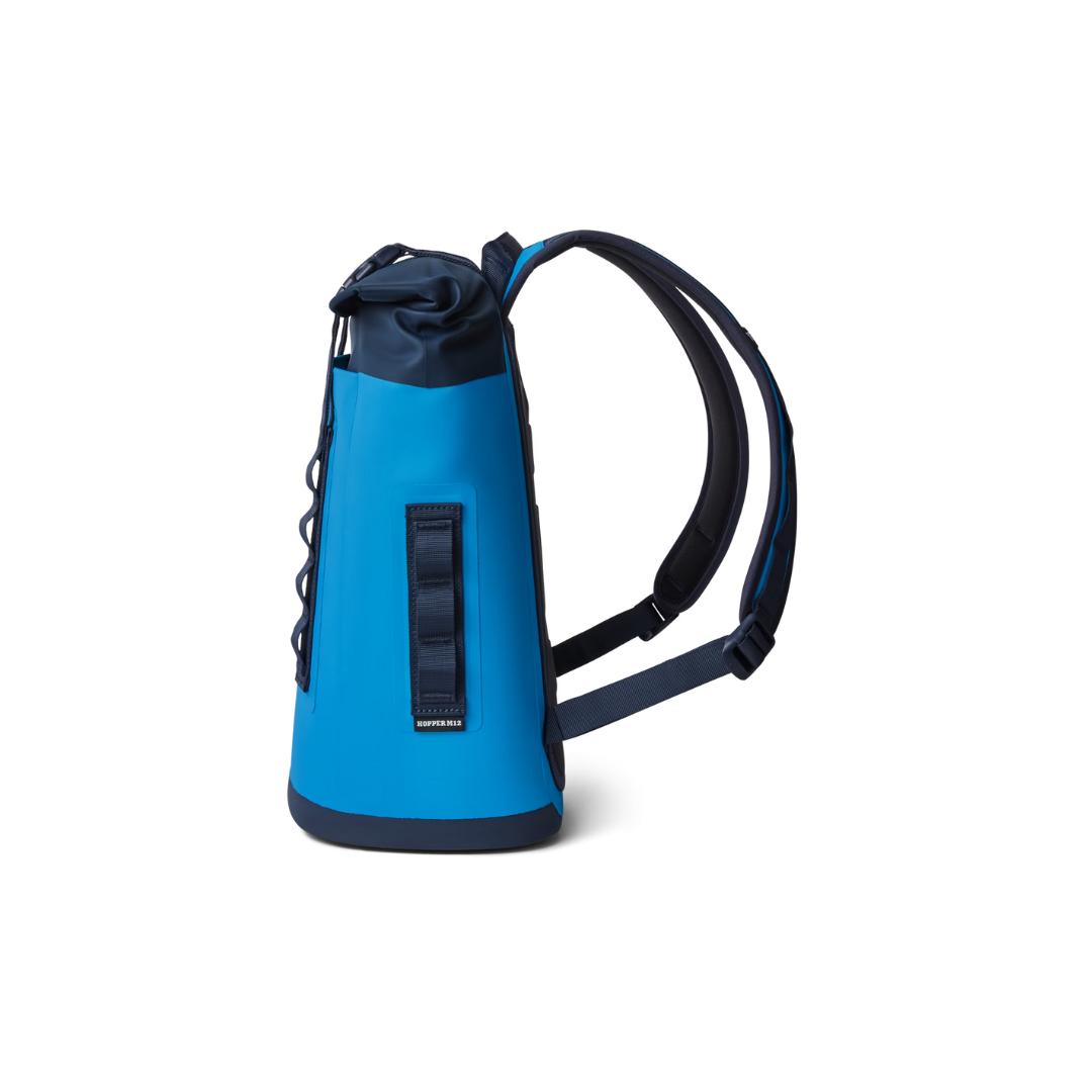 Yeti Hopper M12 Navy Big Wave Blue Backpack Soft Cooler