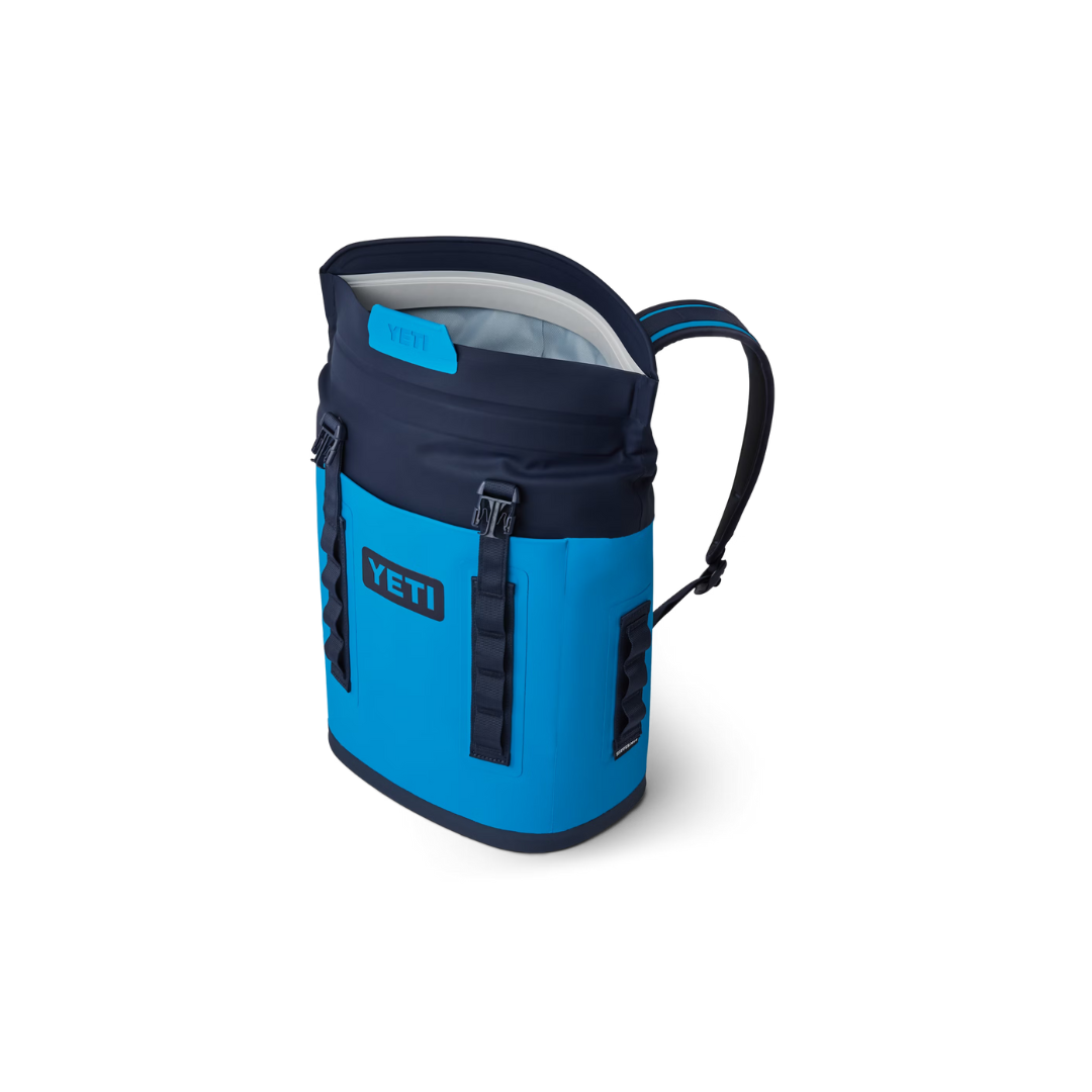 Yeti Hopper M12 Navy Big Wave Blue Backpack Soft Cooler