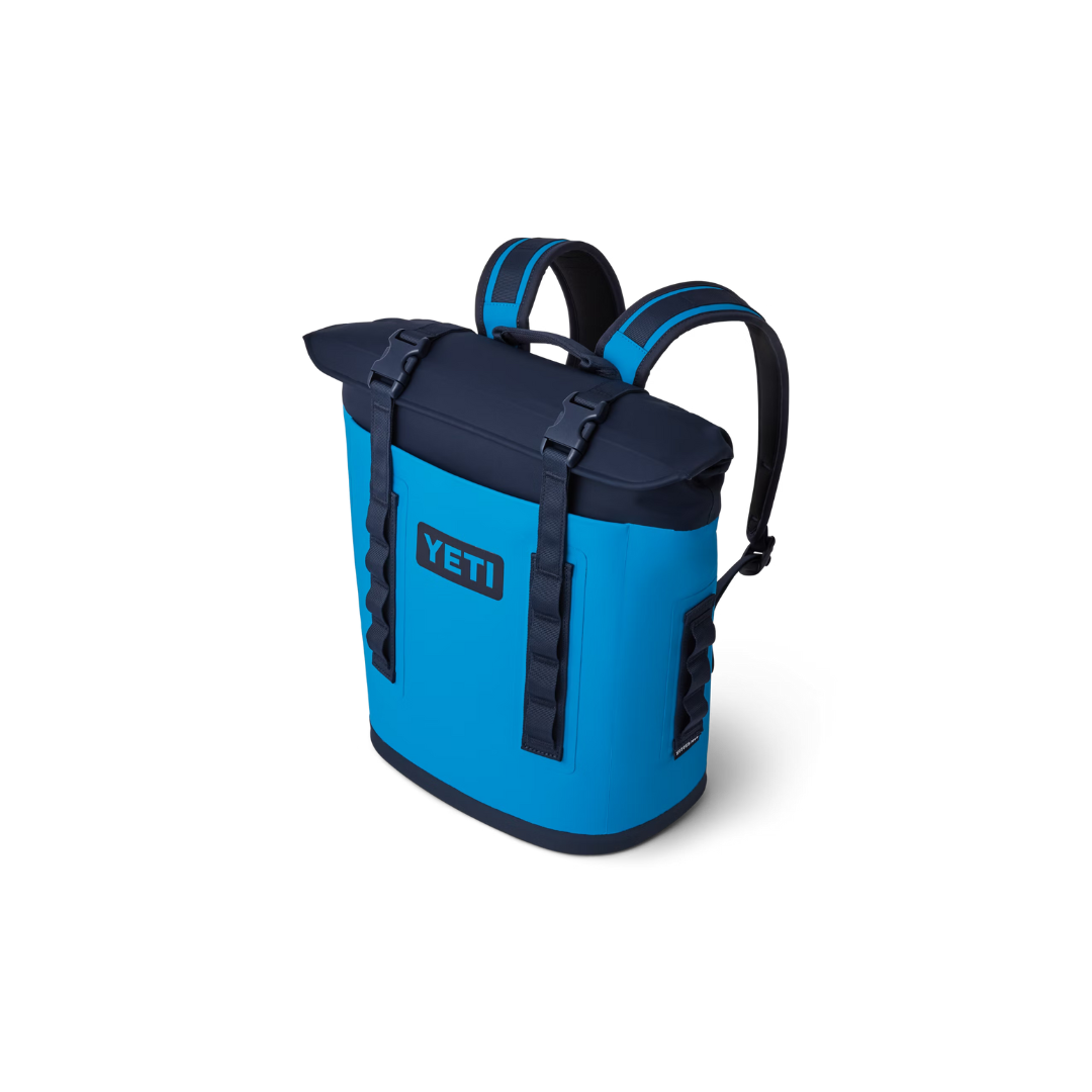Yeti Hopper M12 Navy Big Wave Blue Backpack Soft Cooler