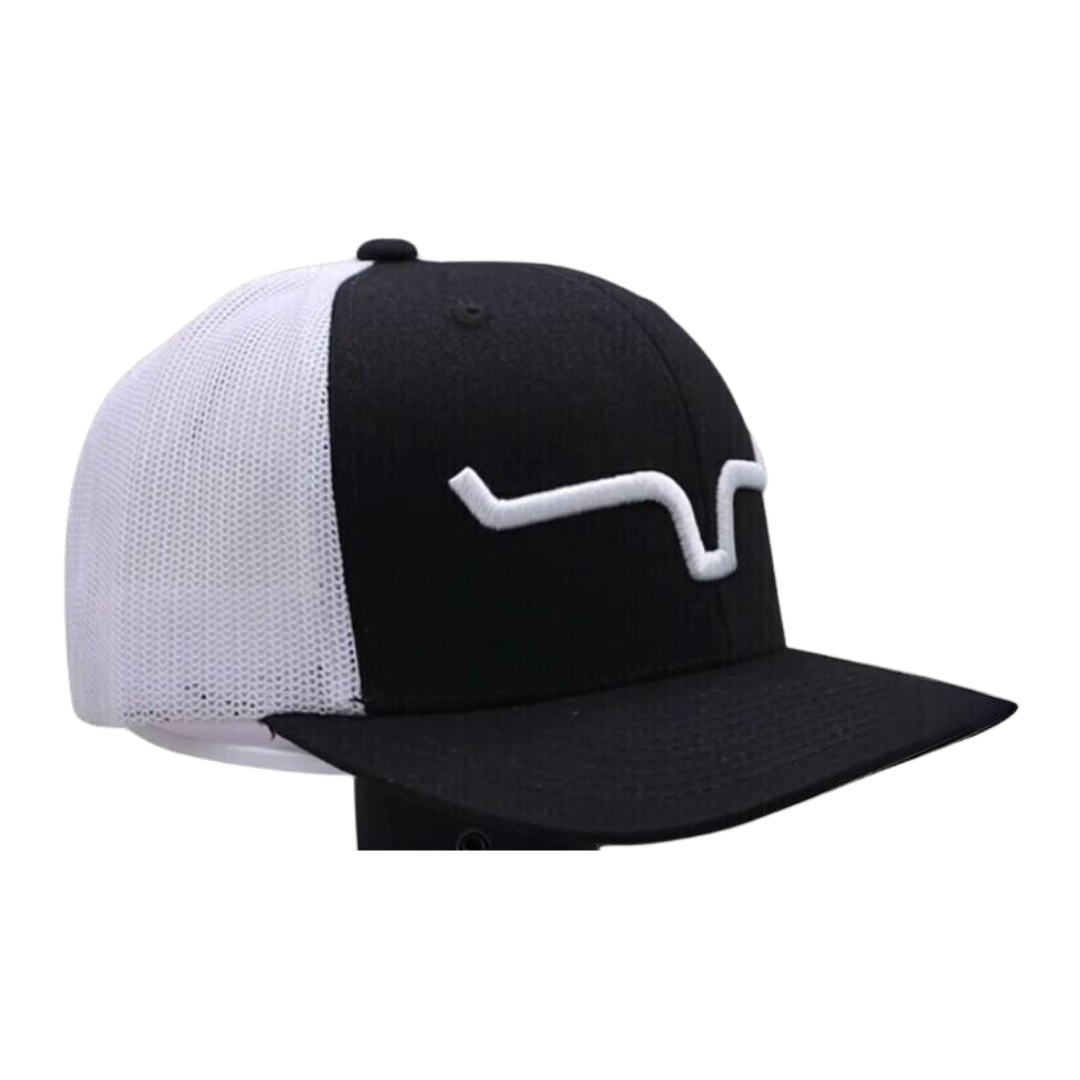 Kimes Ranch Men's Weekly Trucker Black/White Hat