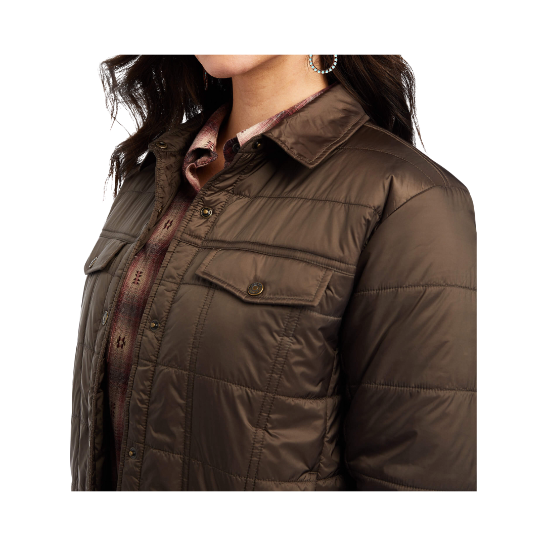 Ariat Women's Puffer Trucker Insulated Banyan Bark Jacket