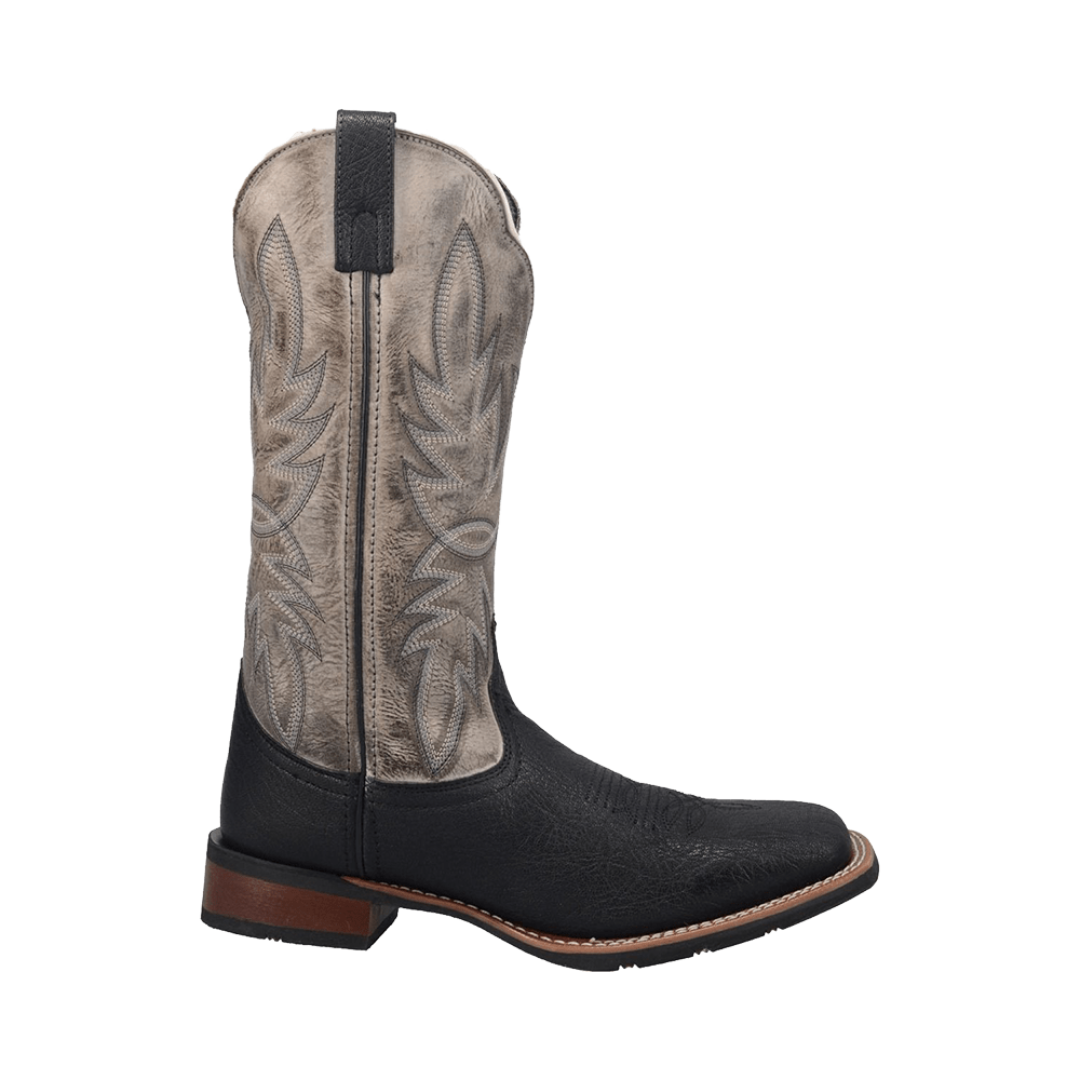 Dan Post Men's Isaac Embroidered Leather Black Boots