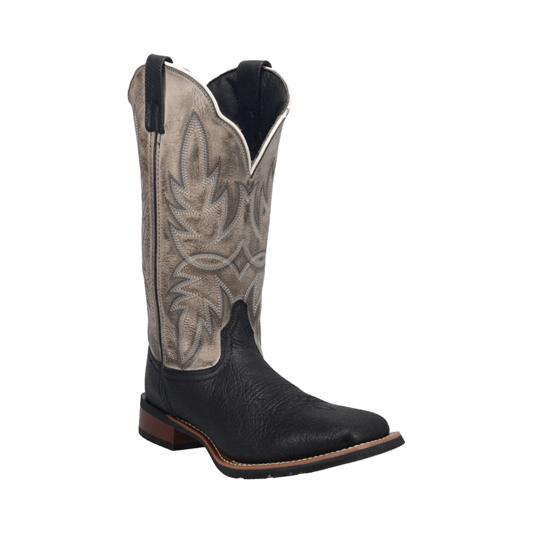 Dan Post Men's Isaac Embroidered Leather Black Boots