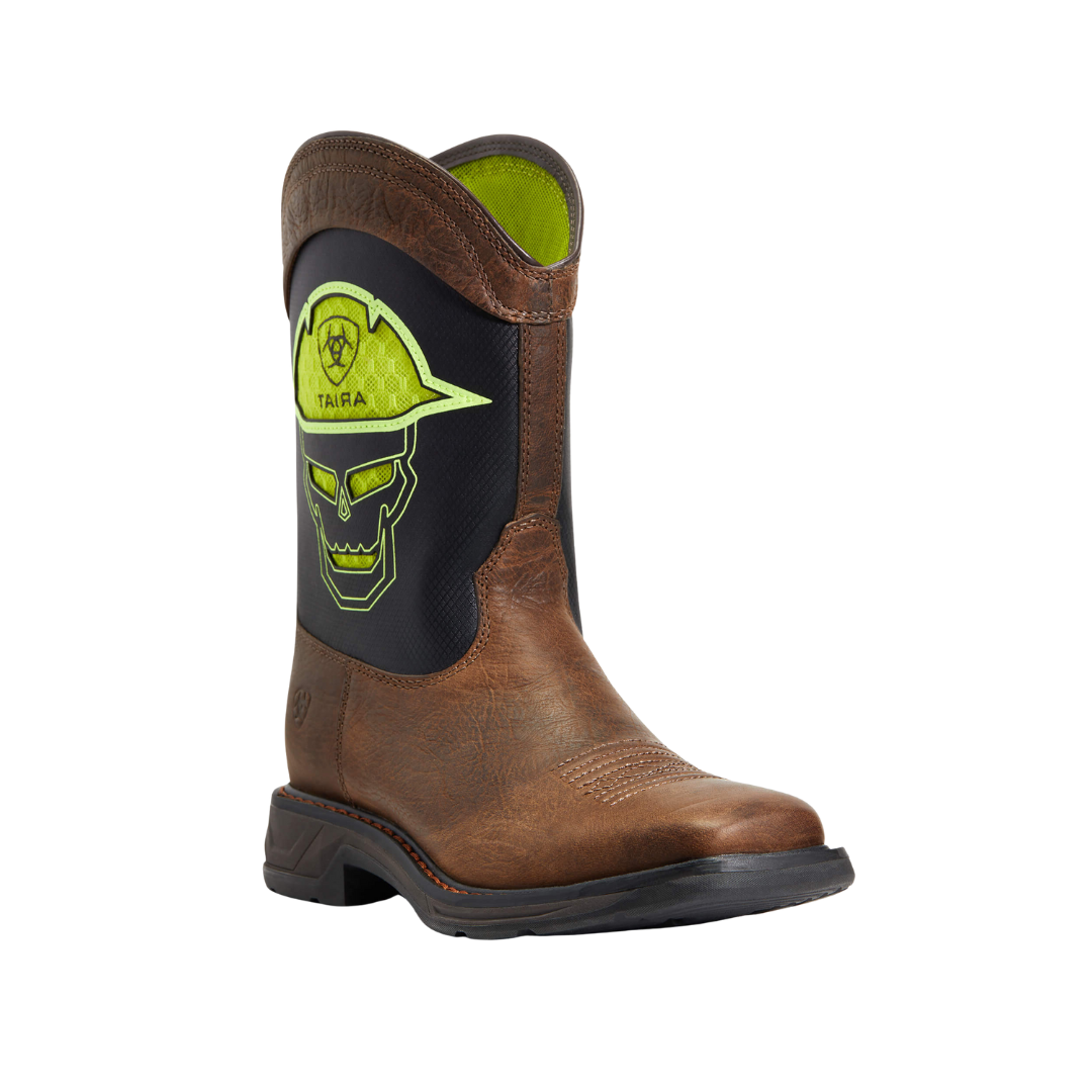 Ariat Youth Boy's Workhog XT Venttek Rowdy Rust Boots