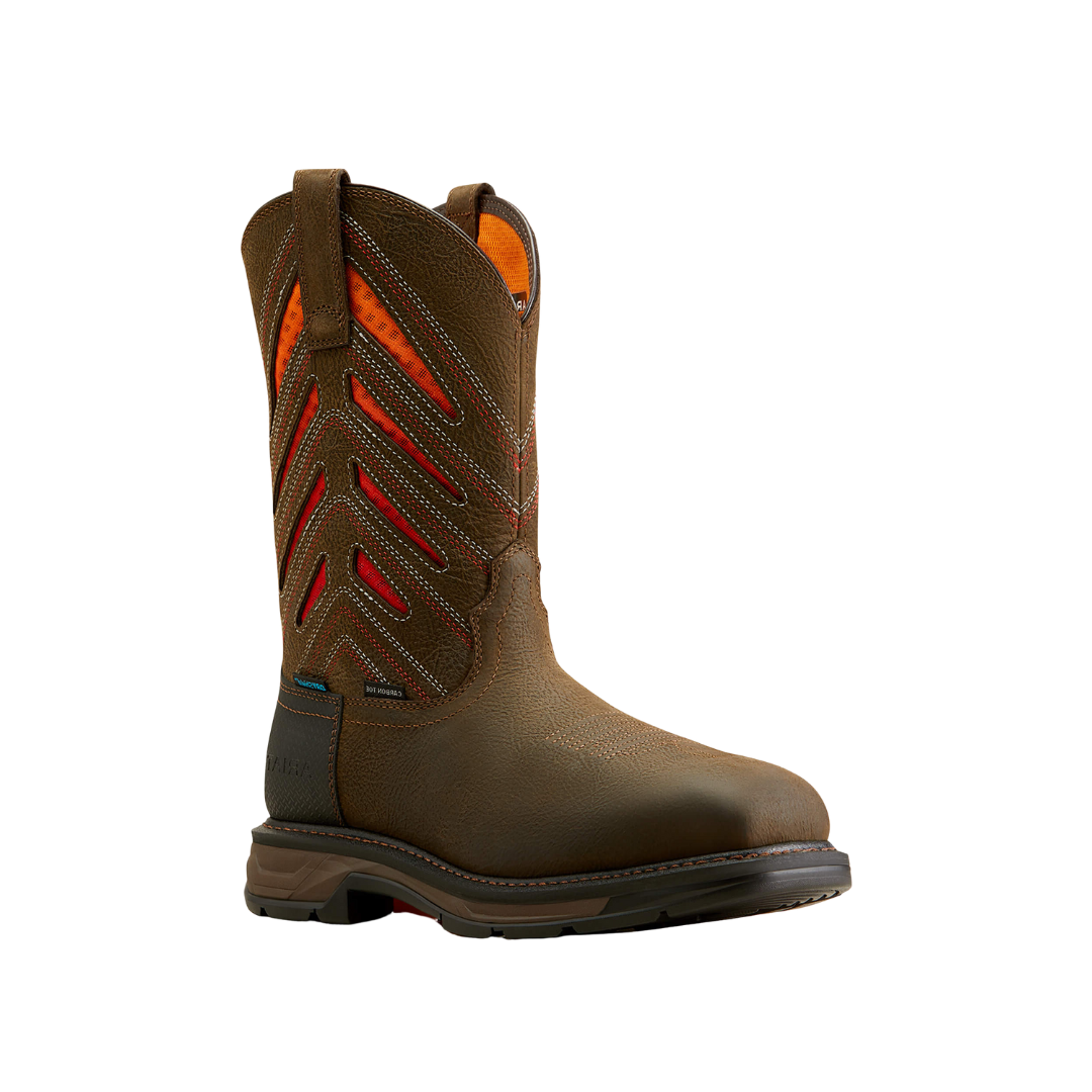 Ariat Men's Workhog Ventek Waterproof Carbon Sunset Boots