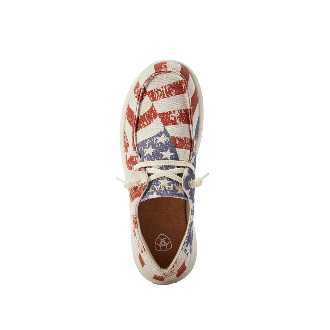 Ariat Women's Distressed Flag Print Hilo Foam Multicolor Shoes