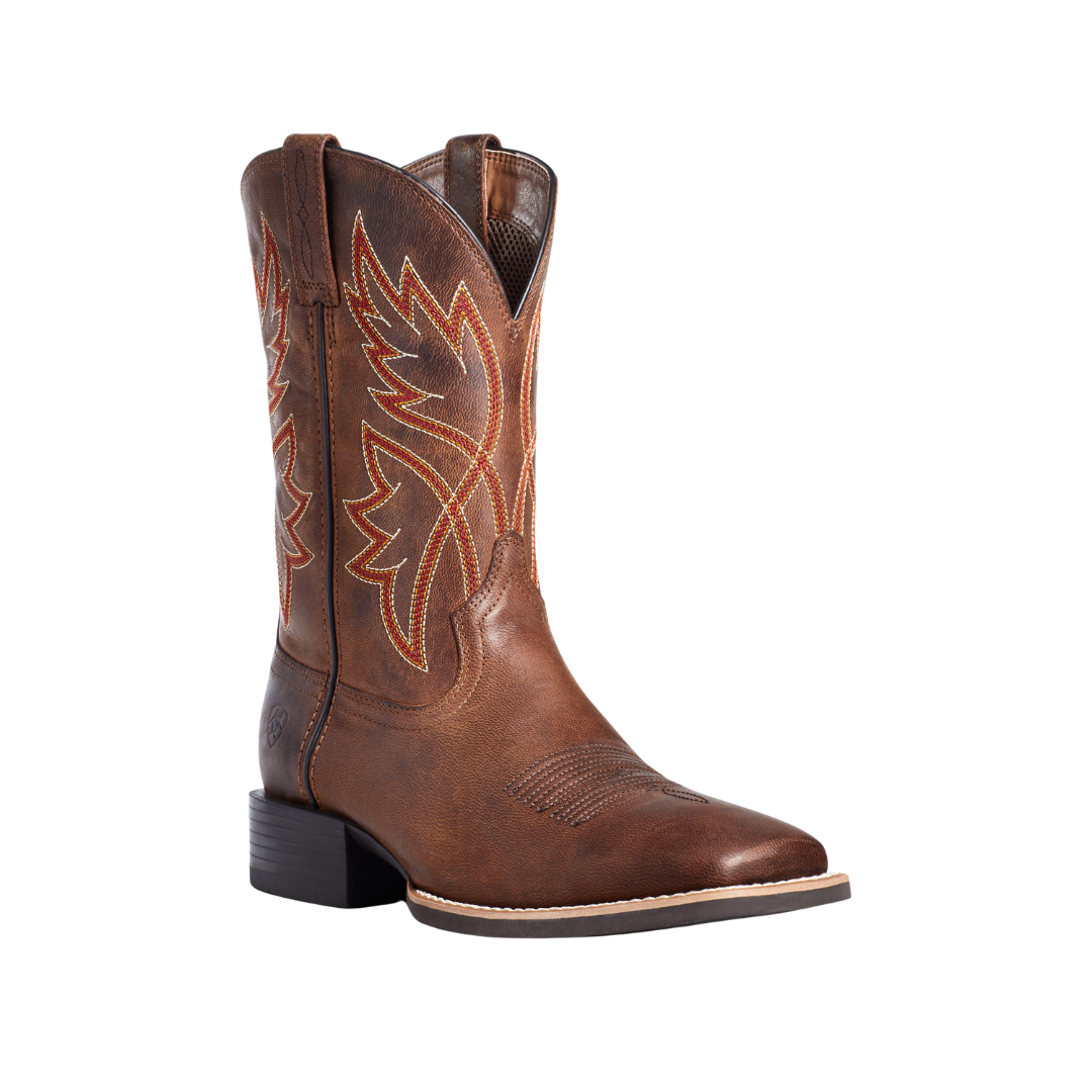Ariat Men's Sport Rafter Cowboy Brown Boots