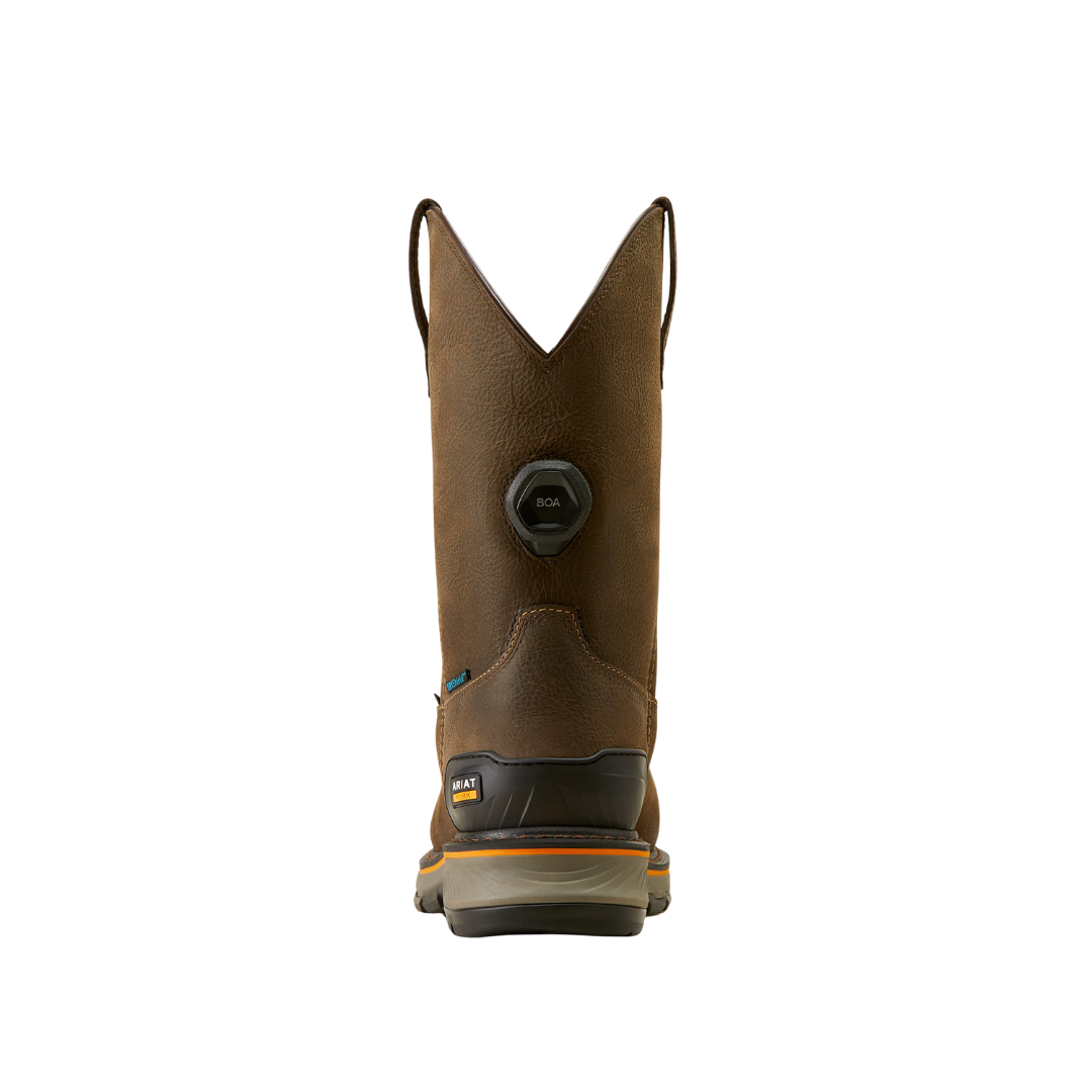 Ariat Men's Stump Jumper Waterproof Composite Work Iron Coffee Boots