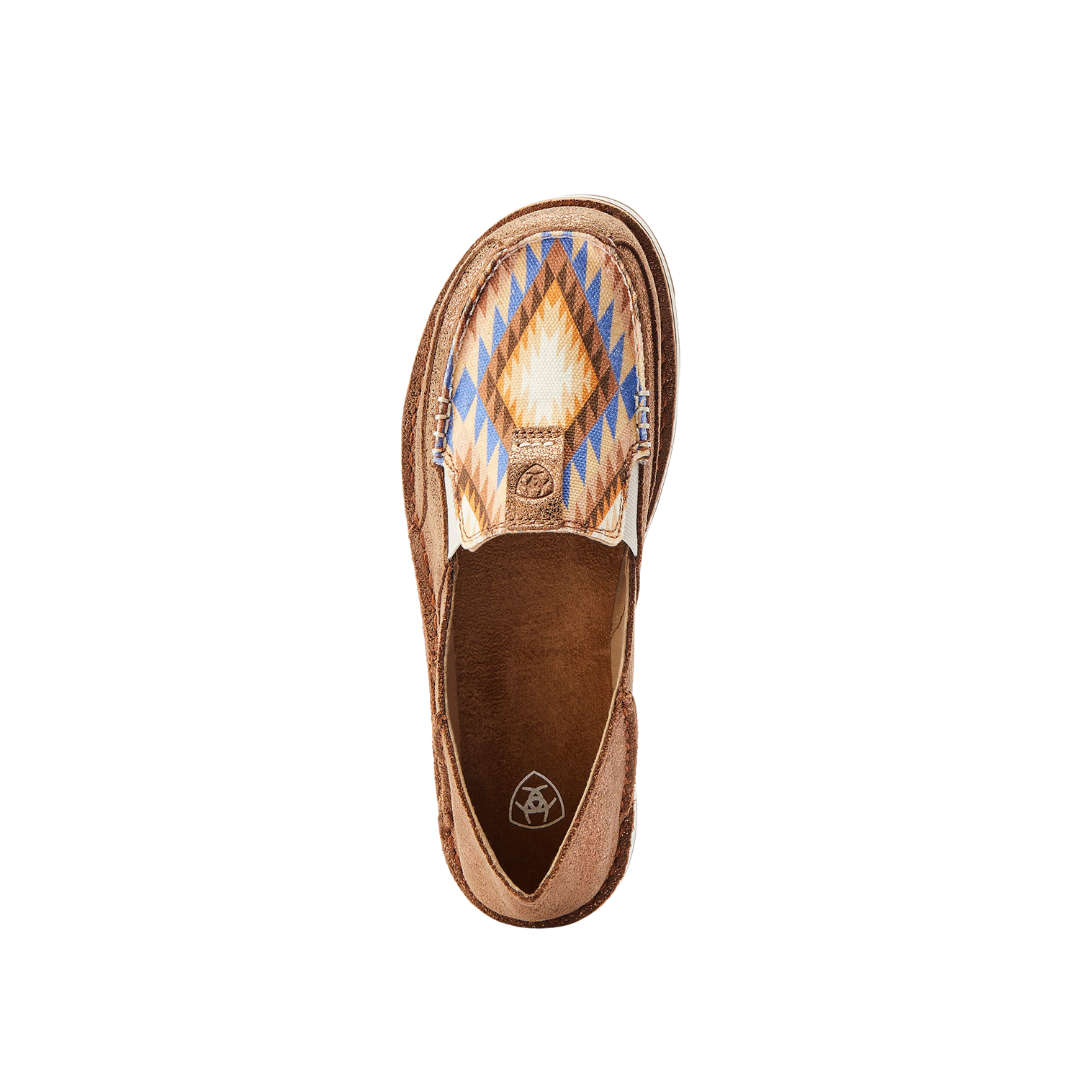 Ariat Women's Cruiser Aztec Blanket Metallic Brown Shoes