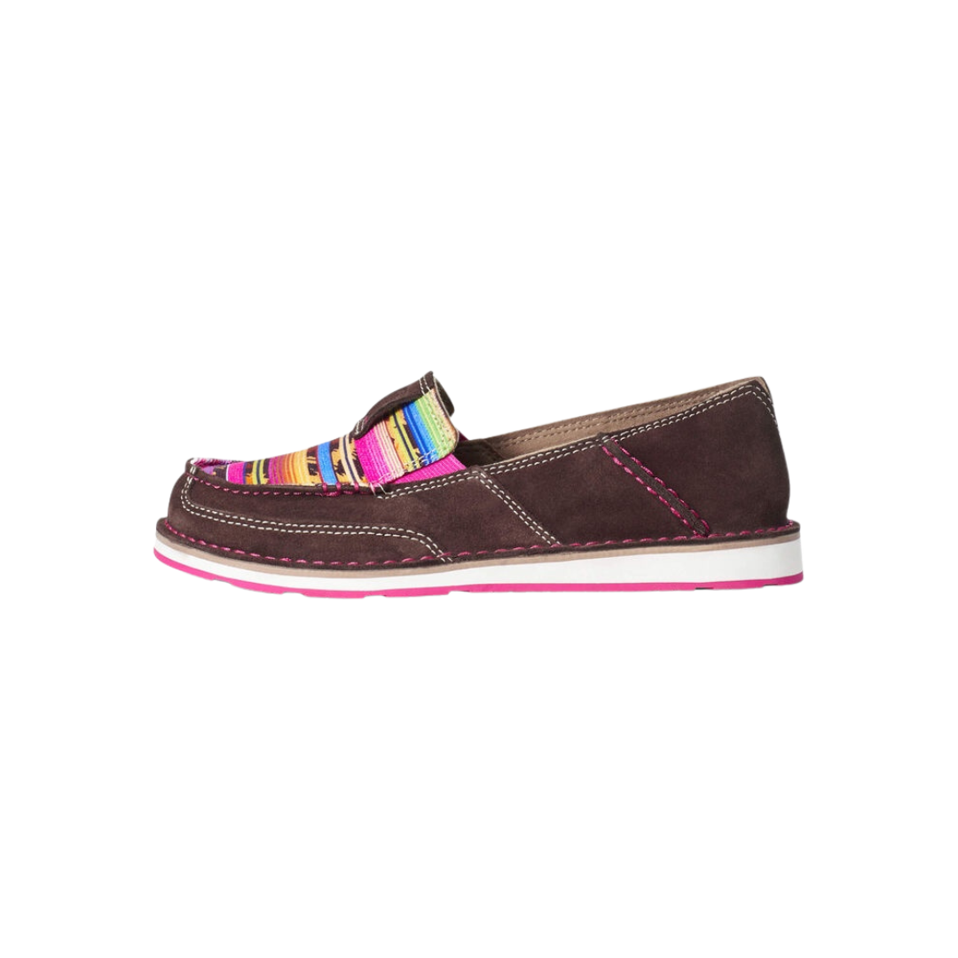 Ariat Women's Cheetah Serape Cruiser Coffe Shoes