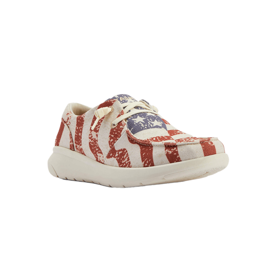 Ariat Women's Distressed Flag Print Hilo Foam Multicolor Shoes