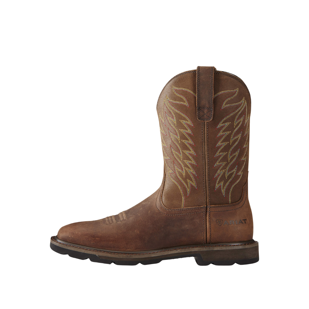 Ariat Men's Groundbreaker Steel Toe Work Brown Boots