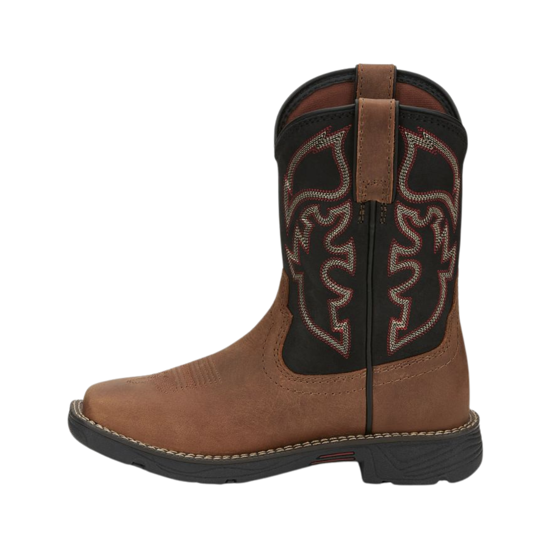 Justin Youth Boy's Rush Junior Brown Boots