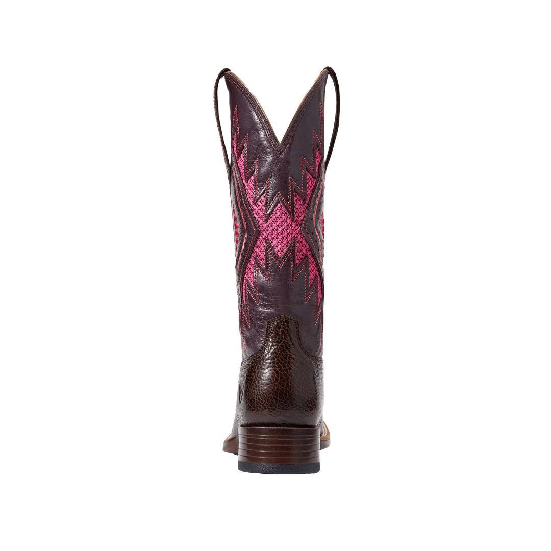 Ariat Women's Sienna Venttek 360 Chocolate Chip Pink Boots