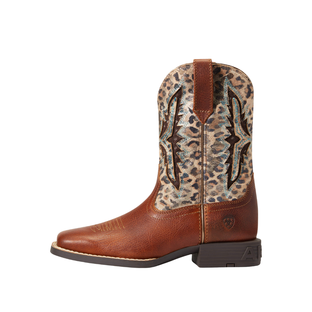Ariat Toddler Girl's Youth Koel Leopard Western Multicolor Boots
