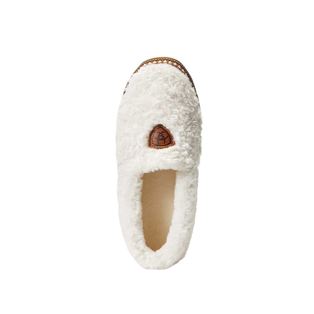 Ariat Women's Appaloosa White Slipper