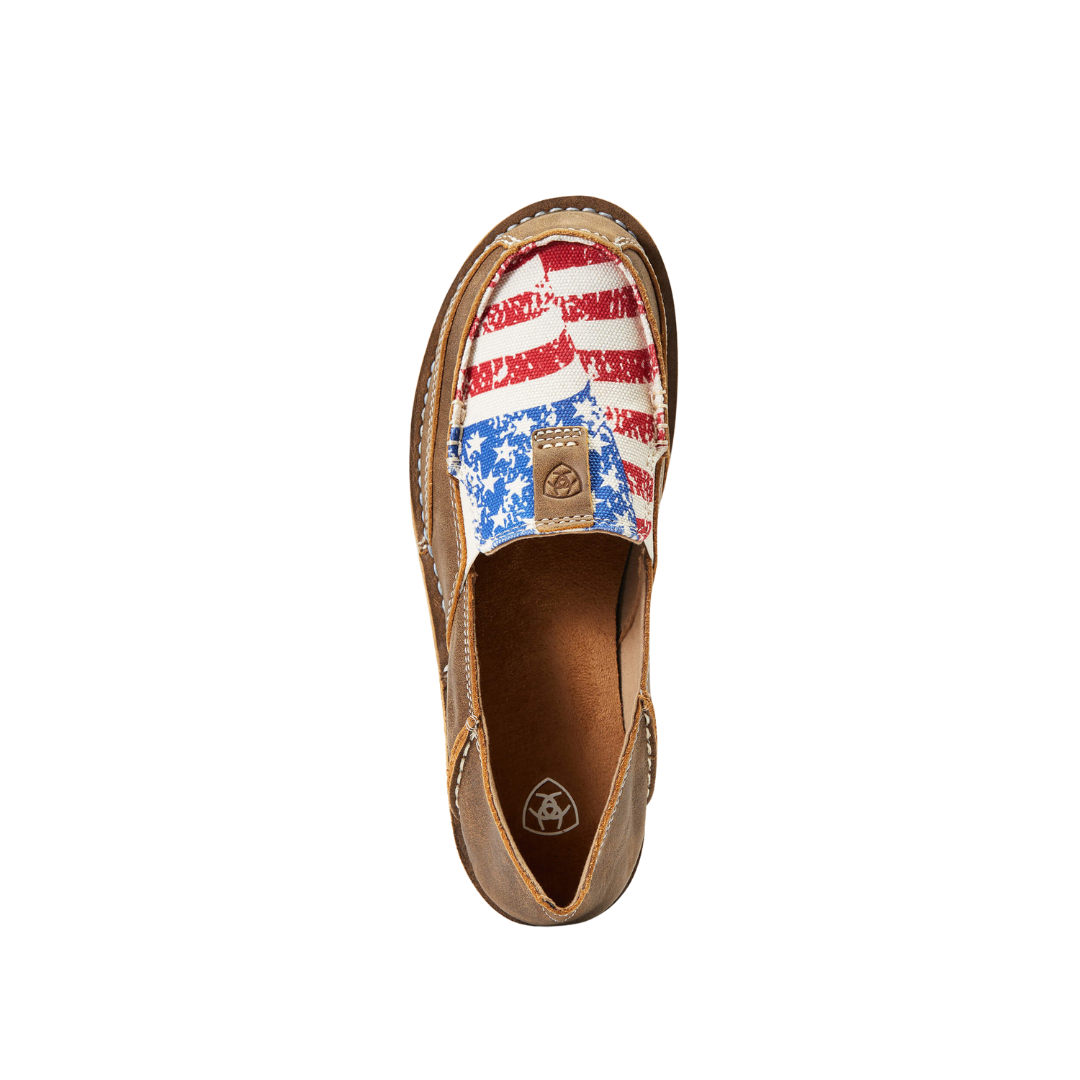Ariat Women's Patriotic Cruiser Brown Bomber Shoes