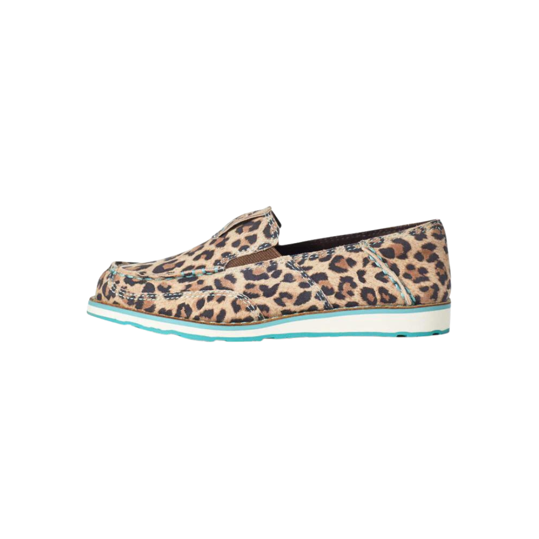 Ariat Youth Girl's Cheetah Cruisers Turquoise Shoes