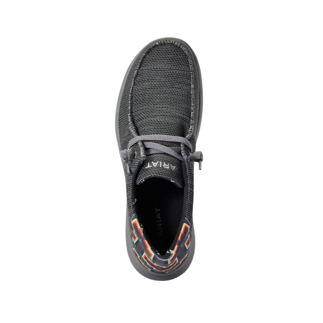 Ariat Men's Hilo Stretch Lace Heather Charcoal Shoes