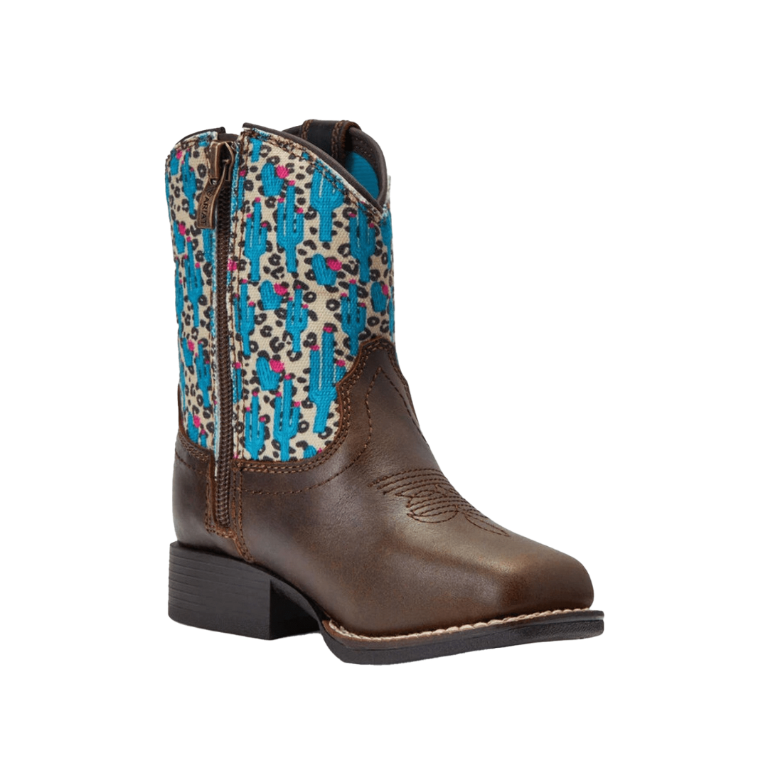 Ariat Toddler Boy's Stompers Sonora Cactus Brown Boots