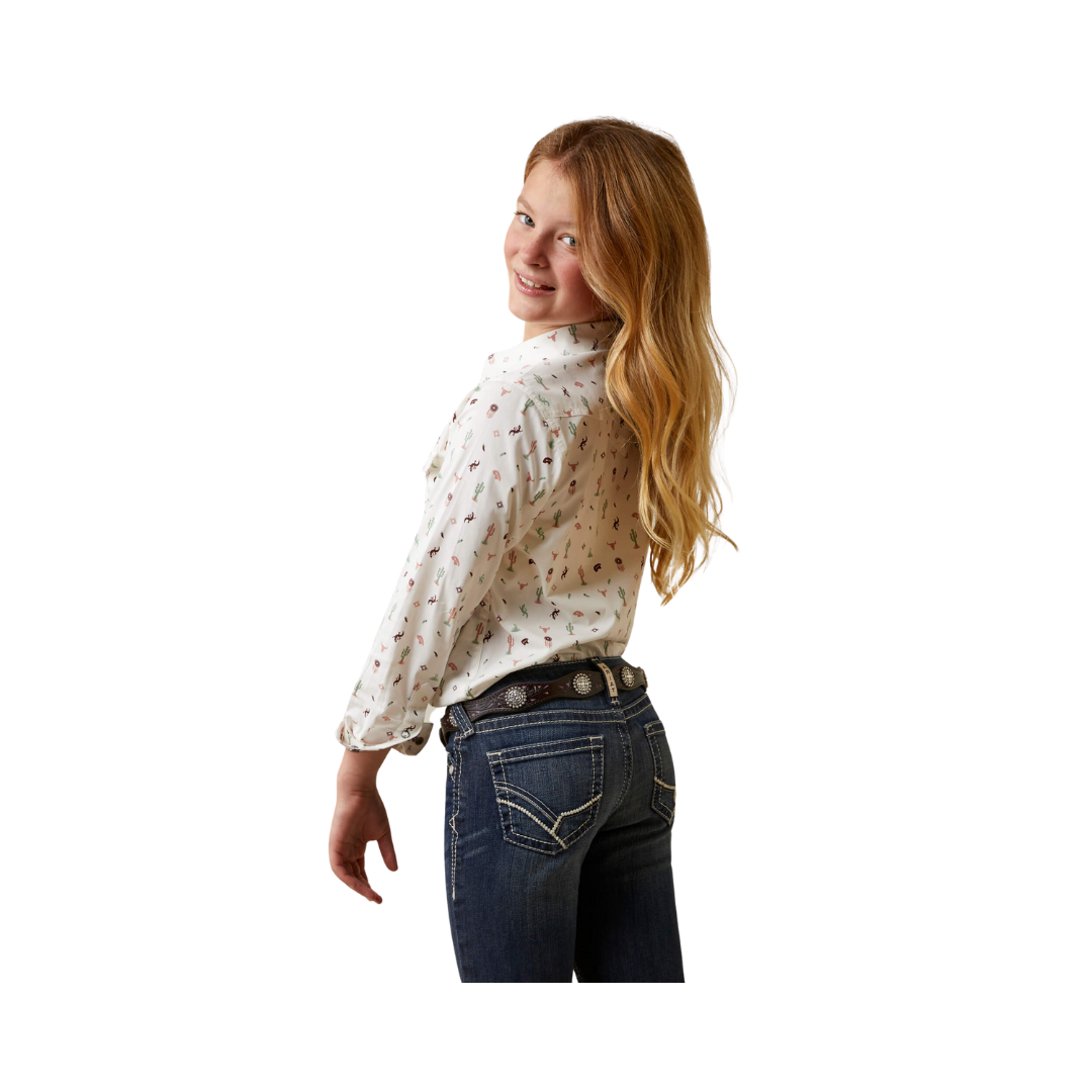 Ariat Youth Girl's Santa Fe Multicolor Shirt