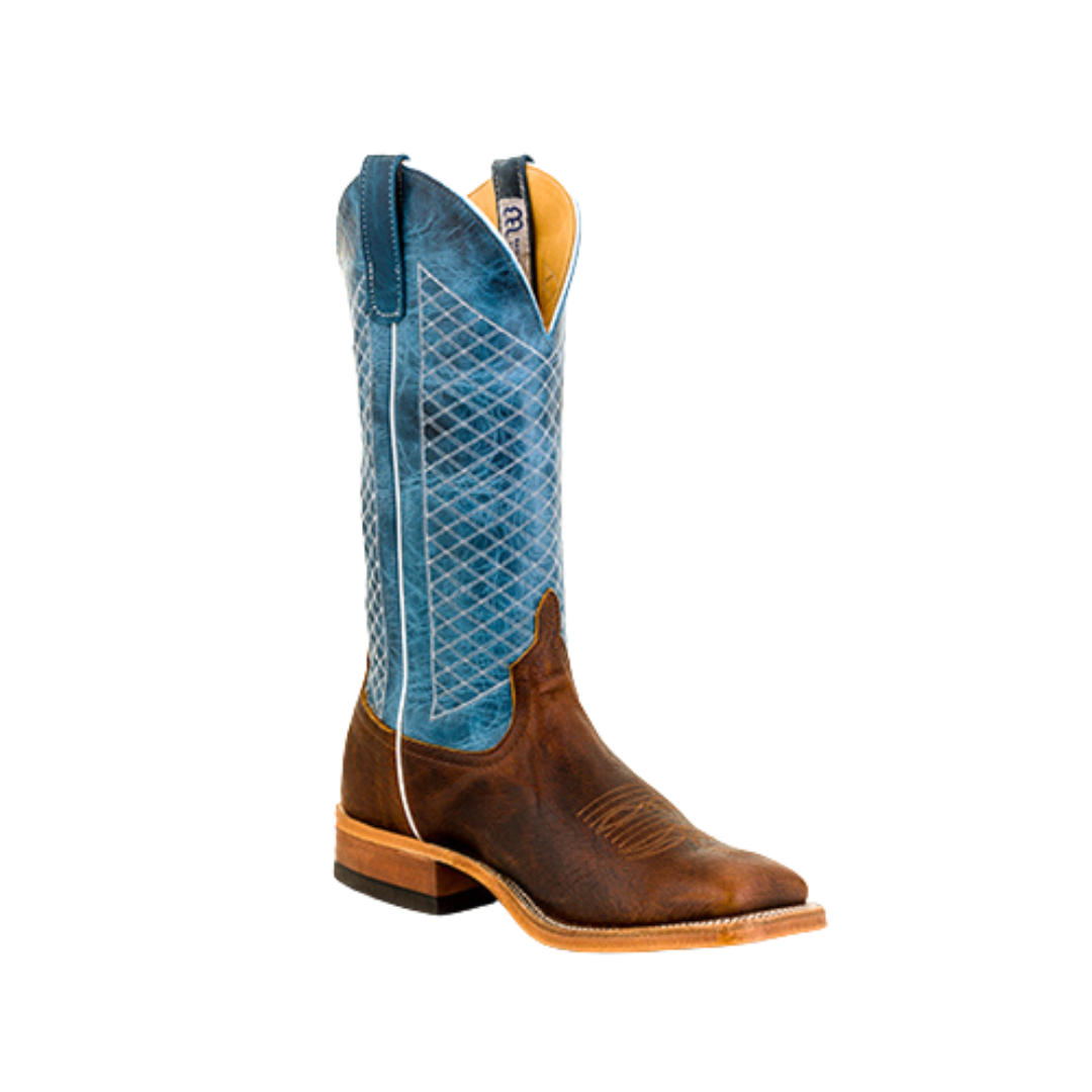 Anderson Bean Men's Mike Tyson Bison Blue Boots