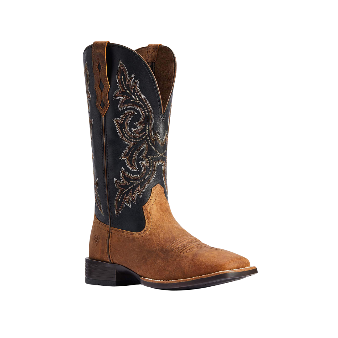 Ariat Men's Drover Ultra Sorrel Crunch & Black Boots