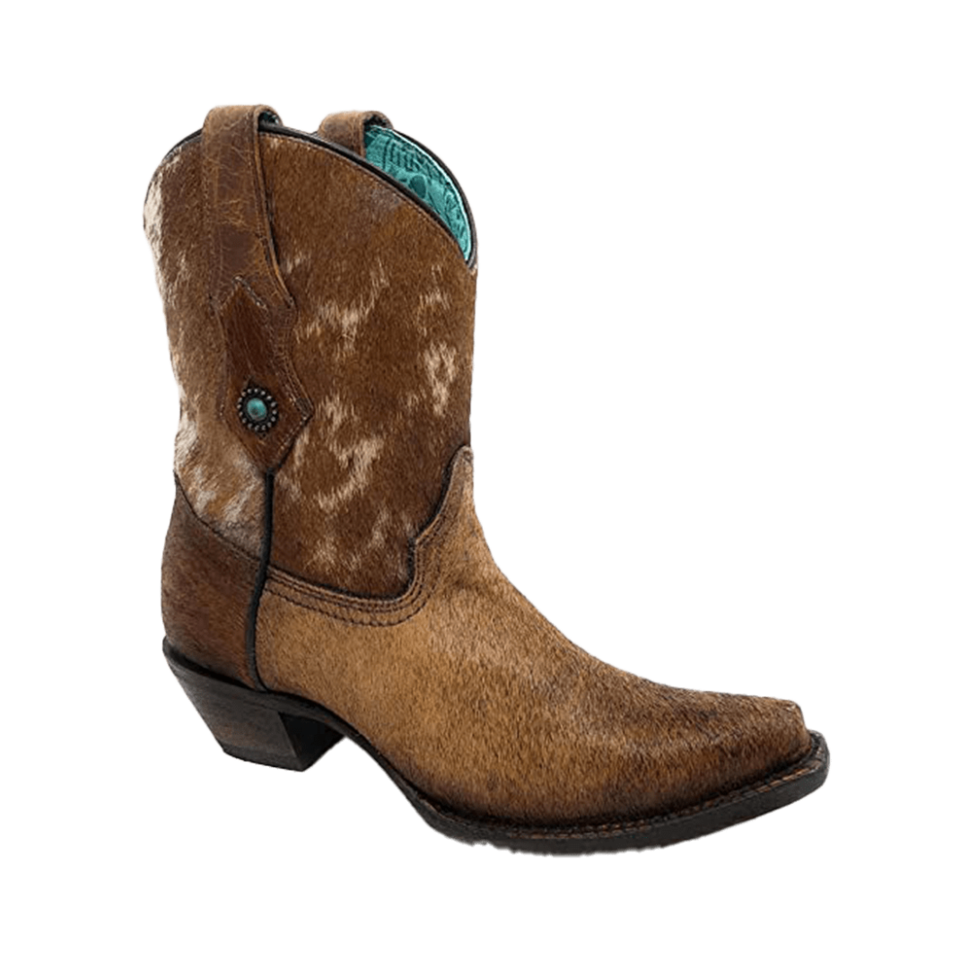 Corral Boots Women's Brown Conchos Ankle Boots